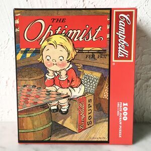 Campbell's Kids Soup Jigsaw Puzzle The Optimist 1930s Advertising 1000 Pieces